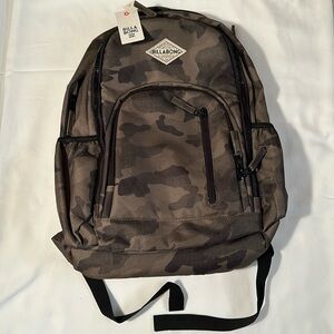 Billabong camo laptop/book bag